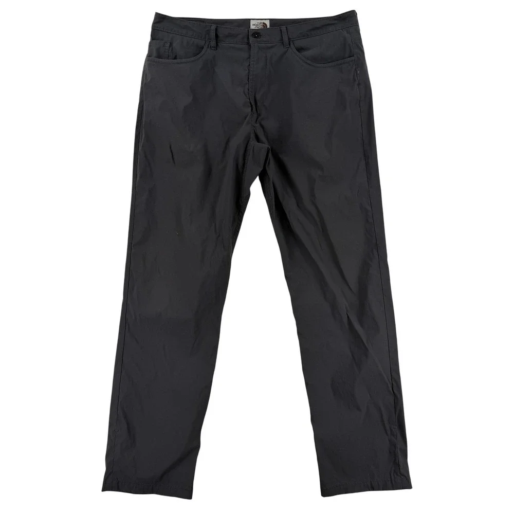 The North Face Pants Mens 36 Gray Regular Fit Stretch Chino Outdoor Hiking 36x31